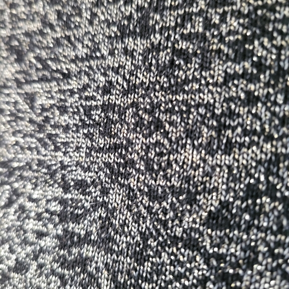 NWT. Calvin Klein knit dress in grey, blk and gold details. - Picture 4 of 8